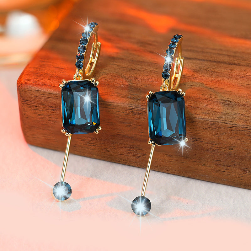 💎 OFFRE LIMITÉE : 50 % DE RÉDUCTION ! ✨ Boucles d'oreilles pendantes vintage en diamants synthétiques – à clip, pendantes et élégantes ✨