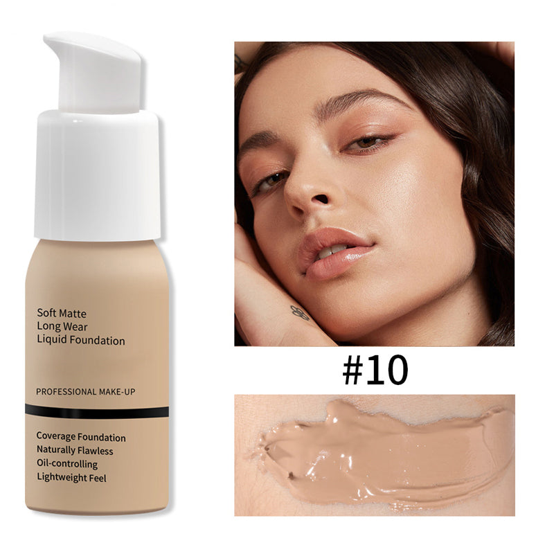 💎 ACHETEZ 1, OBTENEZ 1 GRATUITEMENT ! 💎 Fond de Teint Liquide Longue Tenue – Mat Doux, Sans Huile & Couvrance Totale (30 ml) ✨💖