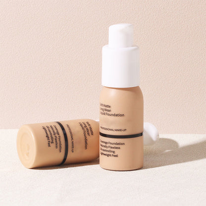 💎 ACHETEZ 1, OBTENEZ 1 GRATUITEMENT ! 💎 Fond de Teint Liquide Longue Tenue – Mat Doux, Sans Huile & Couvrance Totale (30 ml) ✨💖