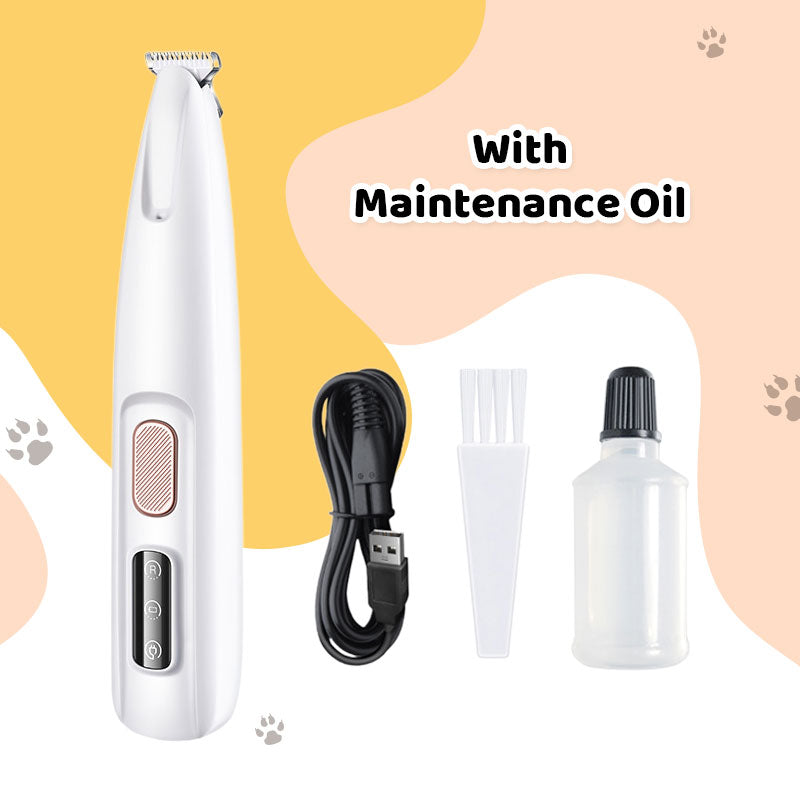 🐾 Tondeuse Rechargeable Étanche pour Animaux – Silencieuse, lame précise & LED intégrée – Idéale pour un toilettage doux à la maison 🛁