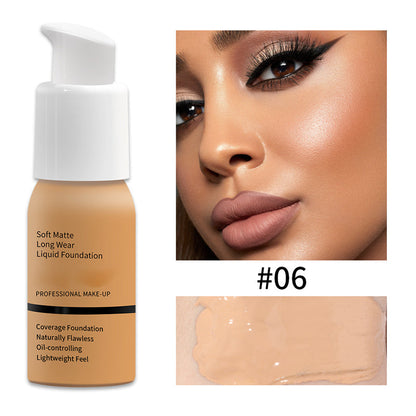 💎 ACHETEZ 1, OBTENEZ 1 GRATUITEMENT ! 💎 Fond de Teint Liquide Longue Tenue – Mat Doux, Sans Huile & Couvrance Totale (30 ml) ✨💖