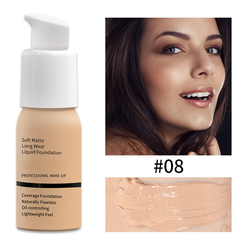 💎 ACHETEZ 1, OBTENEZ 1 GRATUITEMENT ! 💎 Fond de Teint Liquide Longue Tenue – Mat Doux, Sans Huile & Couvrance Totale (30 ml) ✨💖