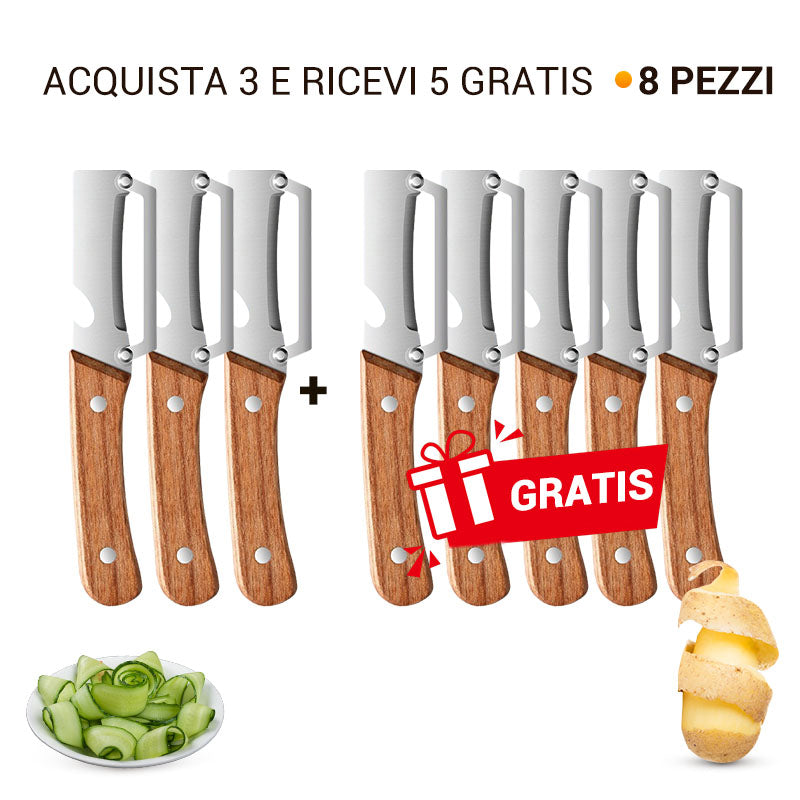🥕 2 ACHETÉS, 1 OFFERT! 🔪 Épluche-Légumes Multifonctionnel – Lame en Acier Inoxydable, Manche Ergonomique & Idéal Pour Fruits & Légumes ✨