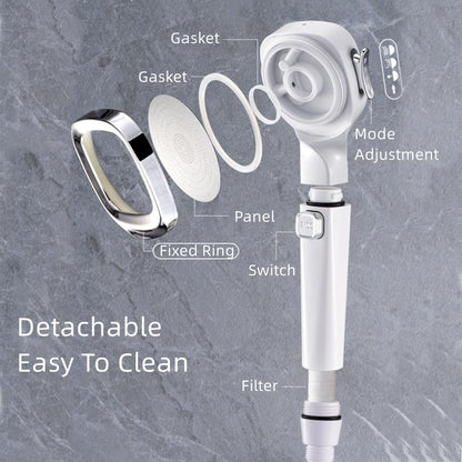 💥Hot Sale 💥 4-mode Pomme de douche sous pression-Interrupteur de pause