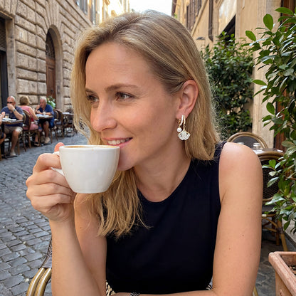 Boucles d'oreilles délicates en forme de feuille de ginkgo pour femmes