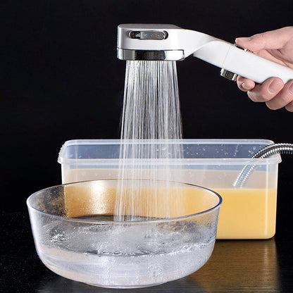 💥Hot Sale 💥 4-mode Pomme de douche sous pression-Interrupteur de pause