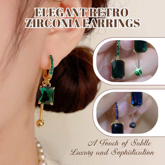 💎 OFFRE LIMITÉE : 50 % DE RÉDUCTION ! ✨ Boucles d'oreilles pendantes vintage en diamants synthétiques – à clip, pendantes et élégantes ✨