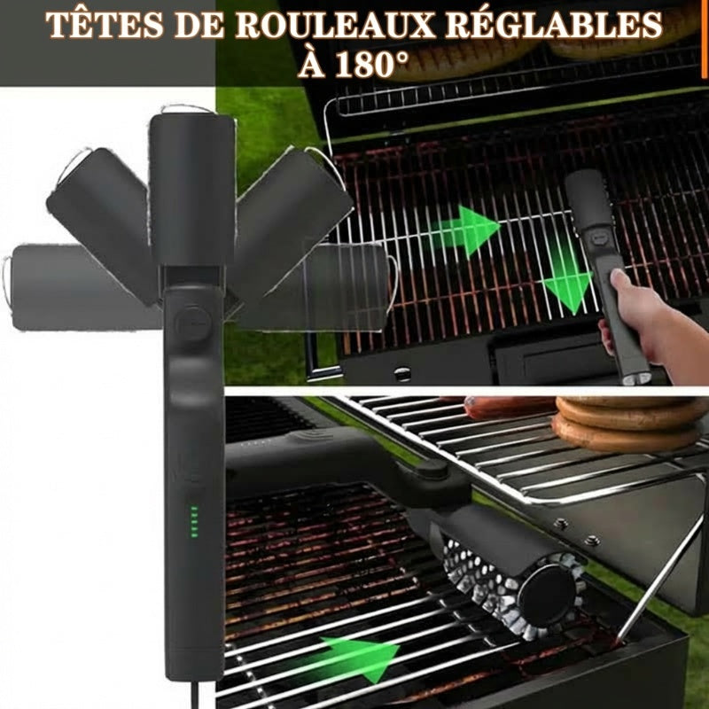 🌞 50 % DE RÉDUCTION！！！✨Brosse nettoyante électrique sans fil pour barbecues