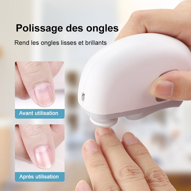 ✨50% DE RÉDUCTION!2 en 1 Coupe-ongles Électrique & Polisseur💅 Ultra facile & sans effort – Achetez 2, obtenez 1 GRATUIT !