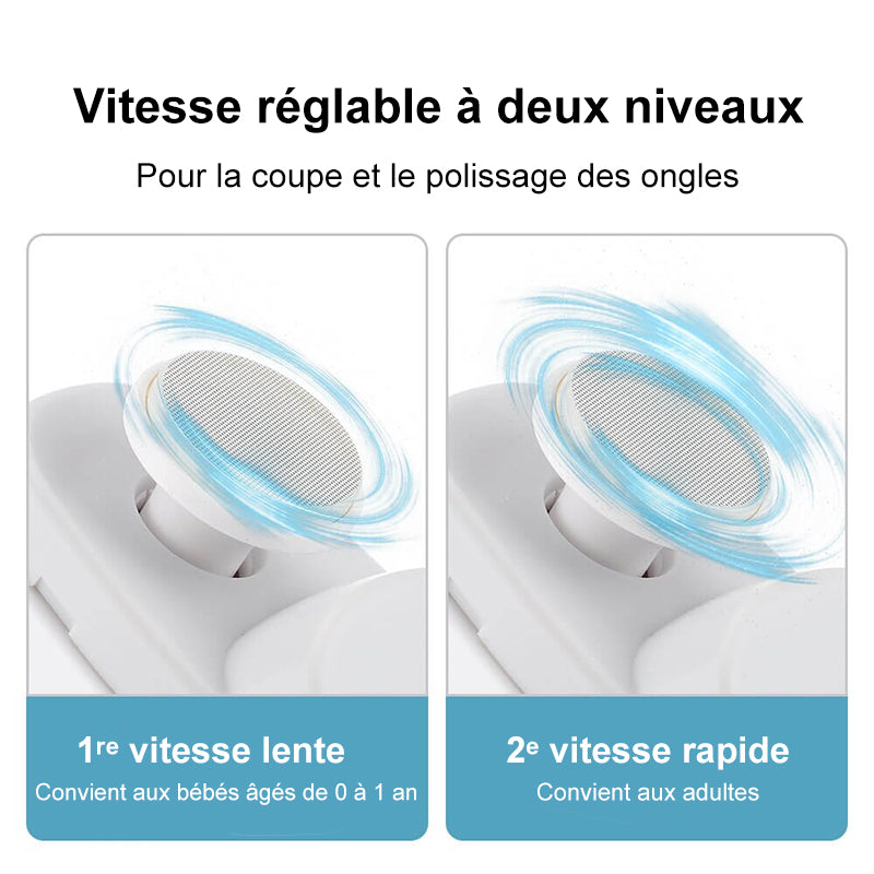 ✨50% DE RÉDUCTION!2 en 1 Coupe-ongles Électrique & Polisseur💅 Ultra facile & sans effort – Achetez 2, obtenez 1 GRATUIT !