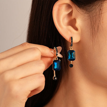 💎 OFFRE LIMITÉE : 50 % DE RÉDUCTION ! ✨ Boucles d'oreilles pendantes vintage en diamants synthétiques – à clip, pendantes et élégantes ✨