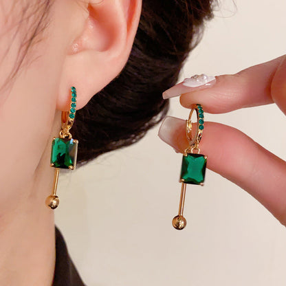 💎 OFFRE LIMITÉE : 50 % DE RÉDUCTION ! ✨ Boucles d'oreilles pendantes vintage en diamants synthétiques – à clip, pendantes et élégantes ✨