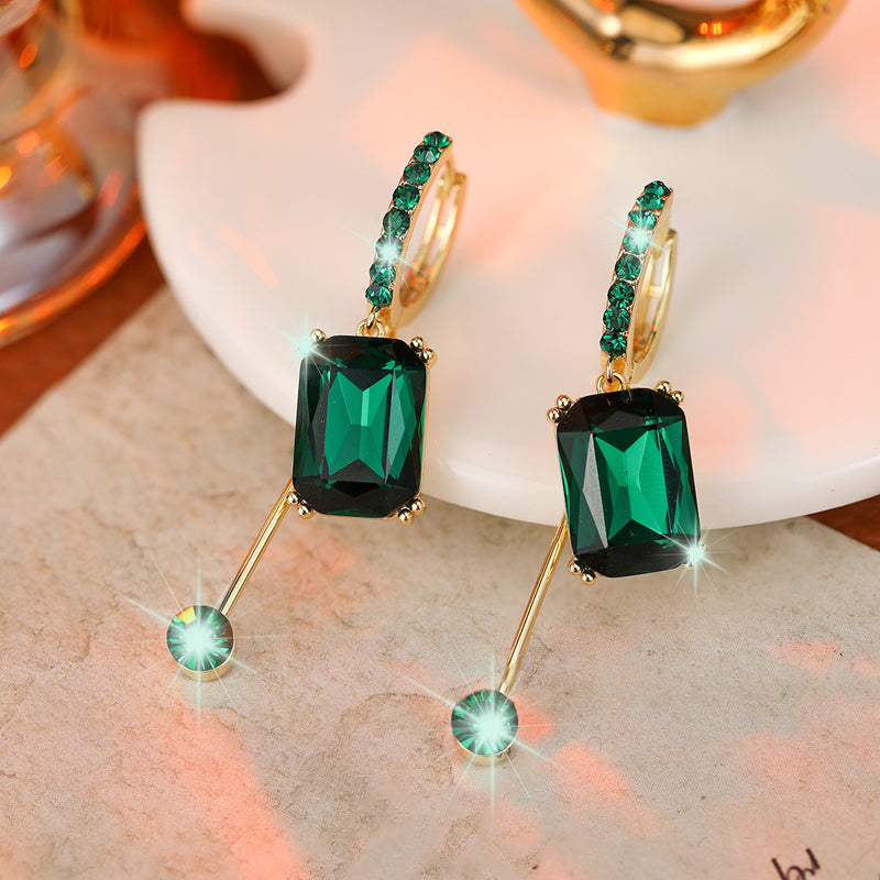 💎 OFFRE LIMITÉE : 50 % DE RÉDUCTION ! ✨ Boucles d'oreilles pendantes vintage en diamants synthétiques – à clip, pendantes et élégantes ✨