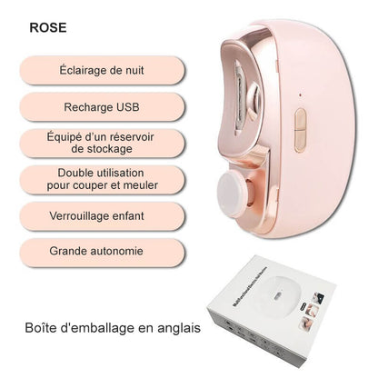 ✨50% DE RÉDUCTION!2 en 1 Coupe-ongles Électrique & Polisseur💅 Ultra facile & sans effort – Achetez 2, obtenez 1 GRATUIT !