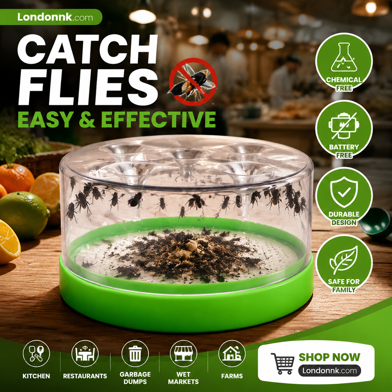 🏆Offre flash⚡Plus de 50 000 exemplaires vendus ! Presque épuisé-💥🔌✅ Piège à mouches réutilisable — sans électricité, sans poison ! 🏠 Peut être utilisé en toute sécurité dans la cuisine, en présence d'enfants et d'animaux de compagnie.