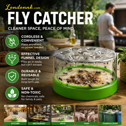 🏆Offre flash⚡Plus de 50 000 exemplaires vendus ! Presque épuisé-💥🔌✅ Piège à mouches réutilisable — sans électricité, sans poison ! 🏠 Peut être utilisé en toute sécurité dans la cuisine, en présence d'enfants et d'animaux de compagnie.