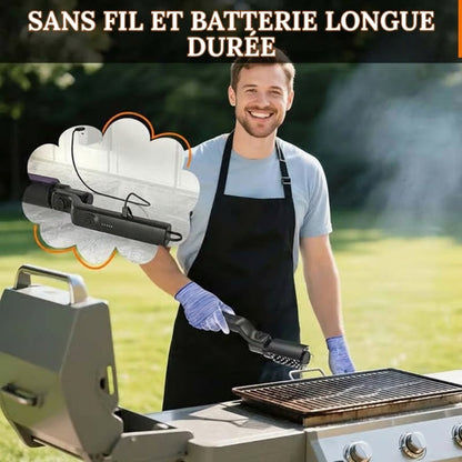 🌞 50 % DE RÉDUCTION！！！✨Brosse nettoyante électrique sans fil pour barbecues