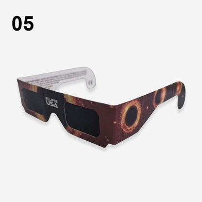 🕶️ 50% DE RÉDUCTION! ☀️ Lunettes Éclipse Solaire ISO 12312-2 – Blocage UV/IR 99,99 % – Observation sûre de l'éclipse en toute confiance 🌑