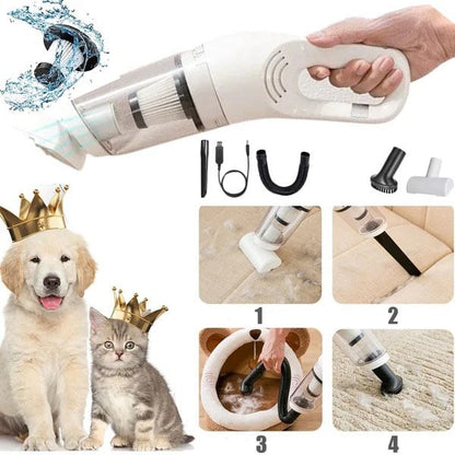 📢50 % de réduction + livraison gratuite🔥⏰Aspirateur à main classique pour animaux domestiques | Léger, nettoyage portable | Comprend 3 accessoires