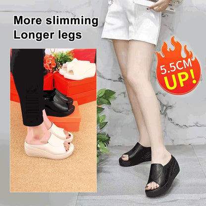 💎 50% DE RÉDUCTION ! 💎 Sandales à Talon Incliné Lift 5,5 cm – Confort Ergonomique, Style Élégant & Soutien Tout au Long de la Journée