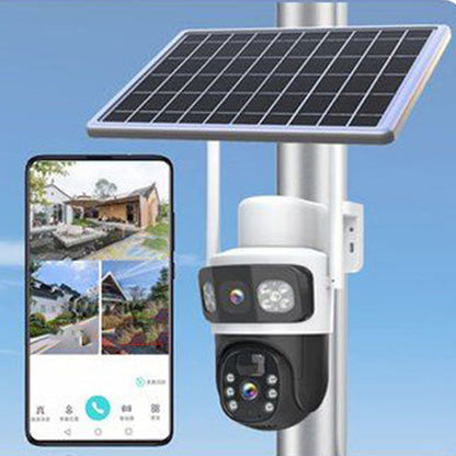 Qui entre chez vous ? La caméra solaire qui voit tout, alerte tout, dissuade tout. 🚨  Traduction :