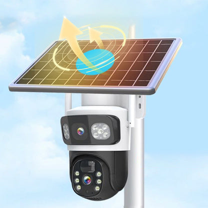 Qui entre chez vous ? La caméra solaire qui voit tout, alerte tout, dissuade tout. 🚨  Traduction :