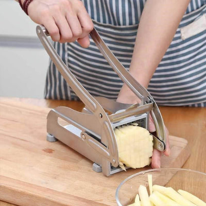📢📢50% DE RÉDUCTION !! ⏰Trancheuse à Pommes de Terre & Concombres – Inox – 4 Ventouses & Lame Pro for Cuisine