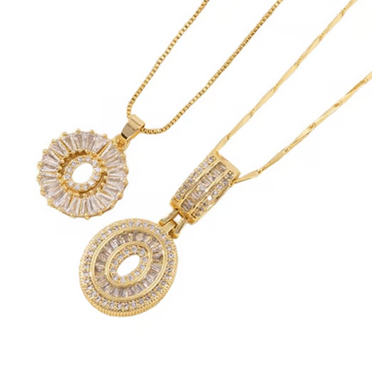 💍 Lot de 2 colliers avec pendentif initiales ✨ – Le cadeau idéal pour vos amis 💝