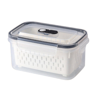 💎 -50% SUR LE CONTENEUR FRAÎCHEUR 2-EN-1 ! 💎 Lavez, Égouttez & Conservez Plus Longtemps ✨