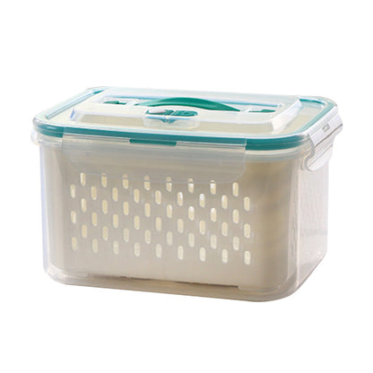 💎 -50% SUR LE CONTENEUR FRAÎCHEUR 2-EN-1 ! 💎 Lavez, Égouttez & Conservez Plus Longtemps ✨