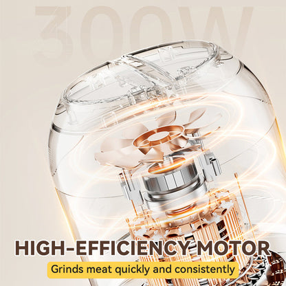 🔈🔈50 % DE RÉDUCTION🥬Hachoir à viande électrique grande capacité🔥Puissance de 300 W + grande capacité de 2,5 L