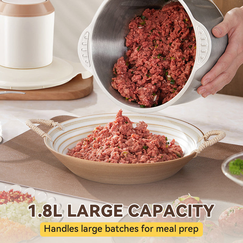 🔈🔈50 % DE RÉDUCTION🥬Hachoir à viande électrique grande capacité🔥Puissance de 300 W + grande capacité de 2,5 L