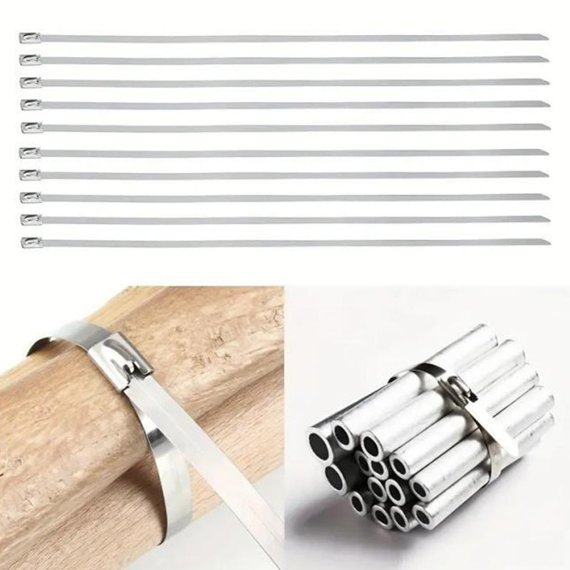 📢 50% DE RÉDUCTION ! ⏰ Attaches de Câbles Inox Auto-Verrouillage – Acier Inoxydable – Réutilisables & Résistantes for Extérieur
