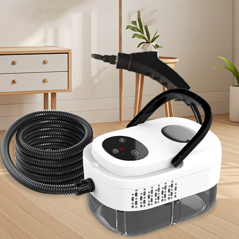 🧹💨 PROMO -50% ! Kit de Nettoyage Vapeur Portable – 5 Niveaux, 15s Chauffage & Sans Produits Chimiques (Blanc/Noir)