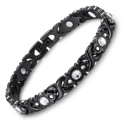 🛒 50% DE RÉDUCTION ! 💎 Bracelet Femme à Cristaux – Ajustable, Design Élégant & Éclatant pour Toutes Occasions ✨📿
