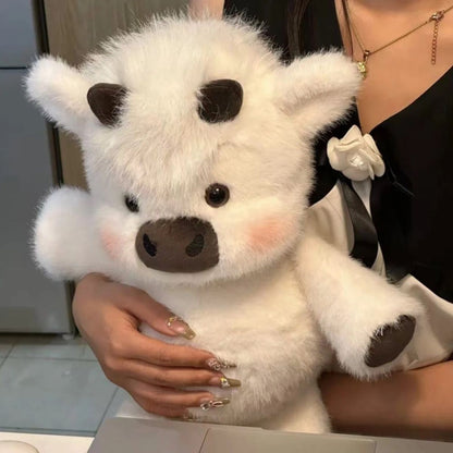🧸 60% DE RÉDUCTION 🐮 Peluche vache Highland – Toute douce, taille parfaite pour câlins – Idéale pour déco chambre ou petit cadeau réconfortant – douce et moelleuse ✨🏠