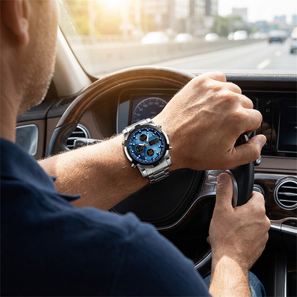 Vous avez des poignets d’homme. Pas des poignets d’adolescent. Alors pourquoi une montre de 38mm ? 🤨