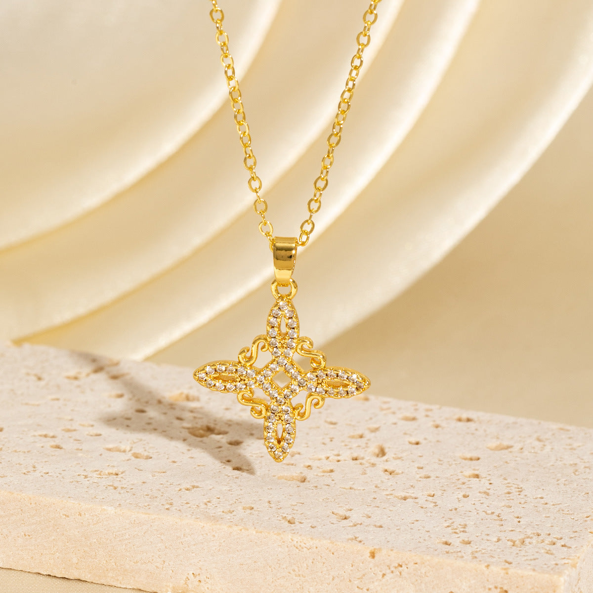 🔥Collier pendentif « nœud de sorcière » unisexe📿
