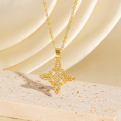 🔥Collier pendentif « nœud de sorcière » unisexe📿