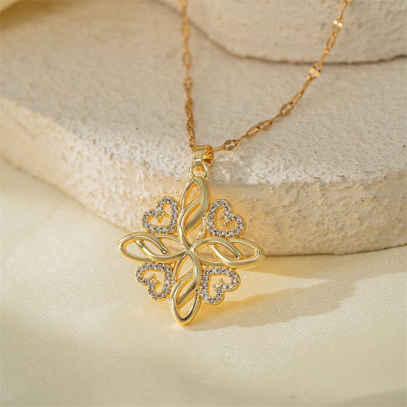 🔥Collier pendentif « nœud de sorcière » unisexe📿