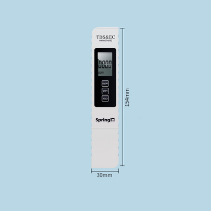 💧 50% DE RÉDUCTION! ✨ Testeur de Qualité d'Eau 3-en-1 TDS - Mesure Précise du pH, Chlore et Dureté avec Écran LCD pour Piscines et Aquariums 🌊📱