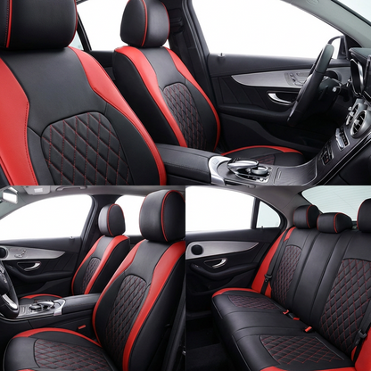📢📢49 % de réduction !! ⏰Ensemble de 9 housses de siège en cuir universelles pour voiture