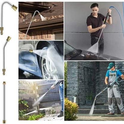 🎁 50% DE RÉDUCTION ! 🚗 Kit de Rallonge pour Nettoyeur Haute Pression – Jusqu’à 4000 PSI, Nettoyage de Toits & Gouttières Sans Échelle 💧🔧
