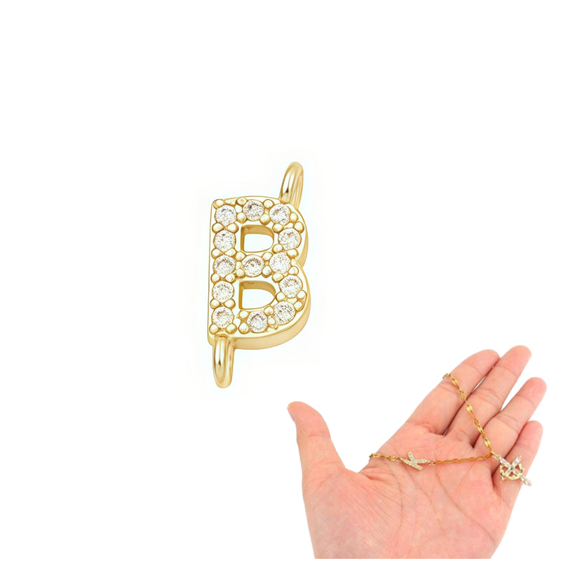 💎 50 % DE RÉDUCTION ! 💎 Collier à maillons délicats en forme de pétales avec pendentif initiale – Longueur réglable, design étincelant et inspiré de la foi ✨📿