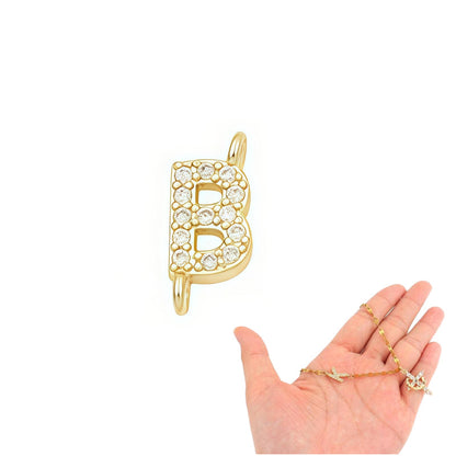 💎 50 % DE RÉDUCTION ! 💎 Collier à maillons délicats en forme de pétales avec pendentif initiale – Longueur réglable, design étincelant et inspiré de la foi ✨📿