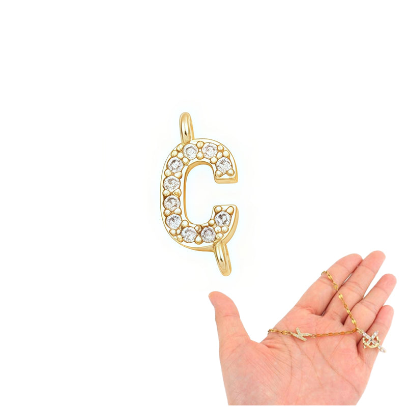 💎 50 % DE RÉDUCTION ! 💎 Collier à maillons délicats en forme de pétales avec pendentif initiale – Longueur réglable, design étincelant et inspiré de la foi ✨📿