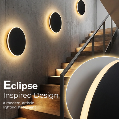 💎 -50% APPLIQUE MURALE LED MODERNE ! 💎 Design Éclipse, Tactile & Dimmable pour Chambre et Couloir