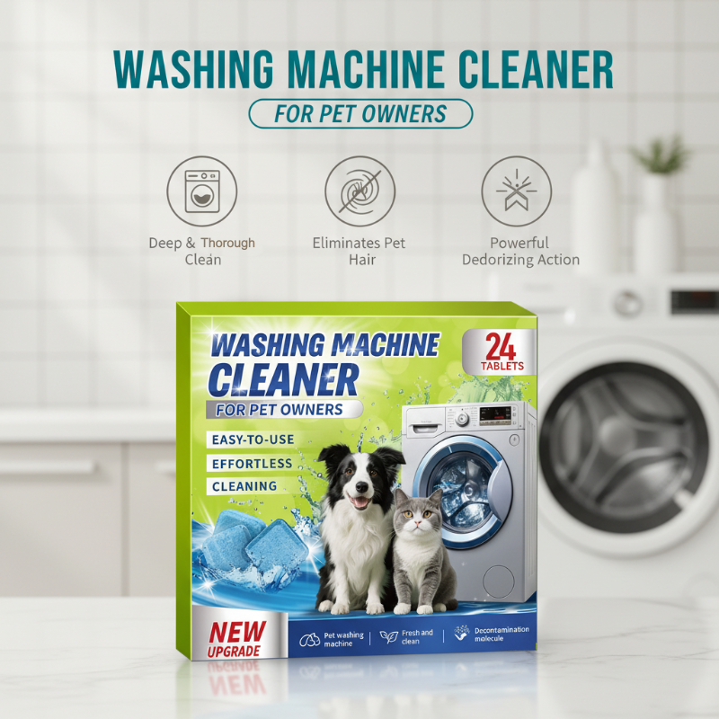 🔥Économisez 43 %！Comprimés nettoyants pour lave-linge destinés aux propriétaires d'animaux domestiques