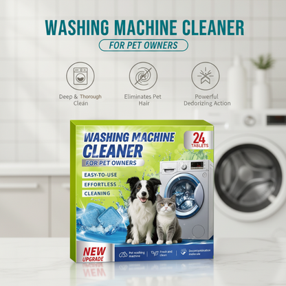🔥Économisez 43 %！Comprimés nettoyants pour lave-linge destinés aux propriétaires d'animaux domestiques