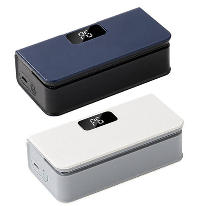 🔌✨ PROMO -50% ! Scelleuse de Sachets 2-en-1 USB-C – 6 Niveaux de Chauffage, Lame Cutter & Rechargeable (Blanc/Bleu)
